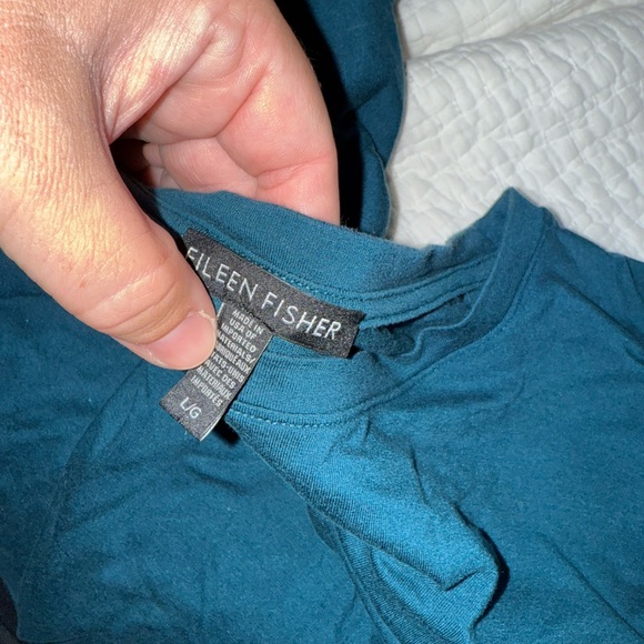 Eileen Fisher Teal dress - Picture 4 of 4